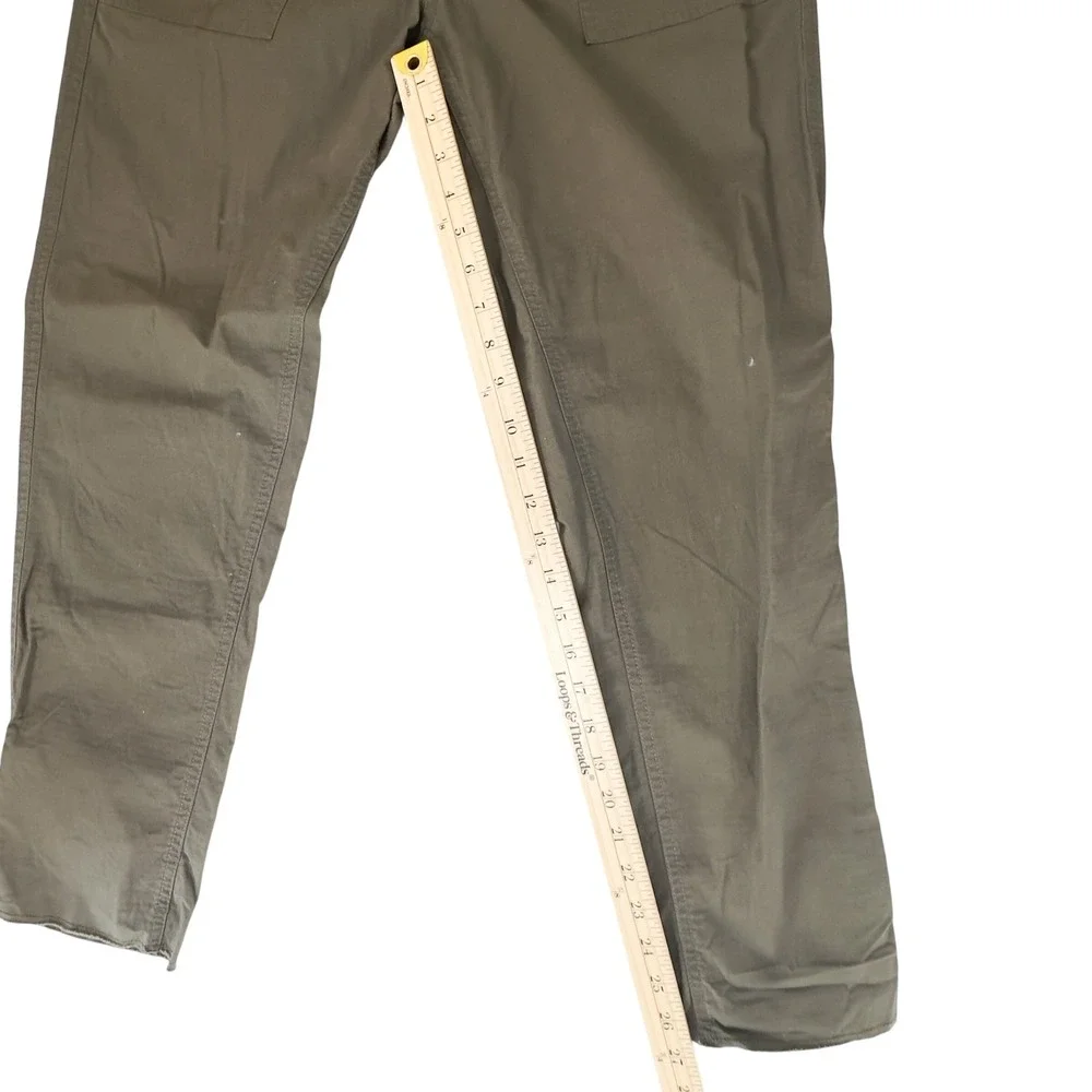 Vuori‎ Ripstop Pant Dark Olive Green Organic Cotton - Small